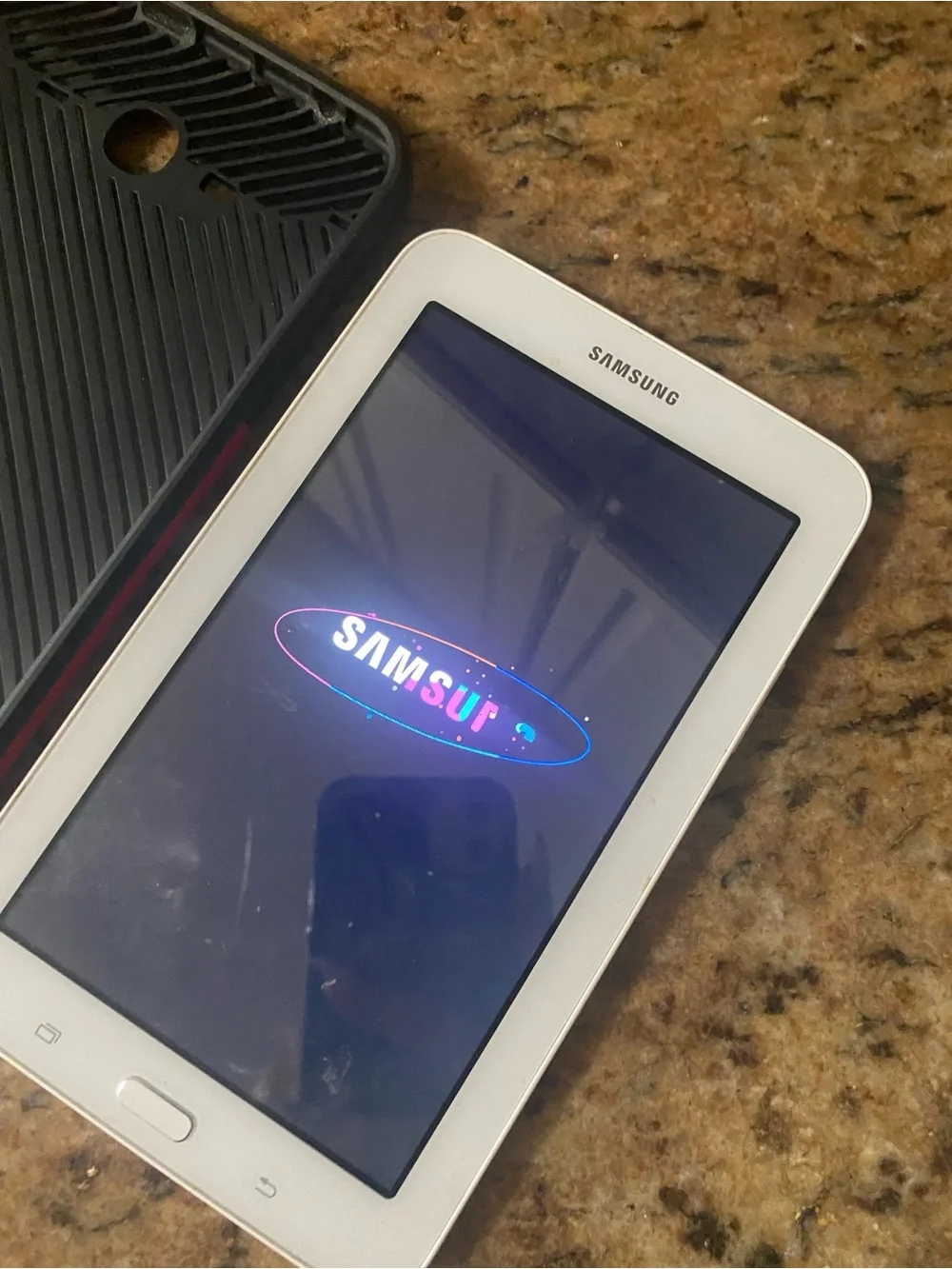 Samsung Galaxy Tab E Lite - White Front Panel